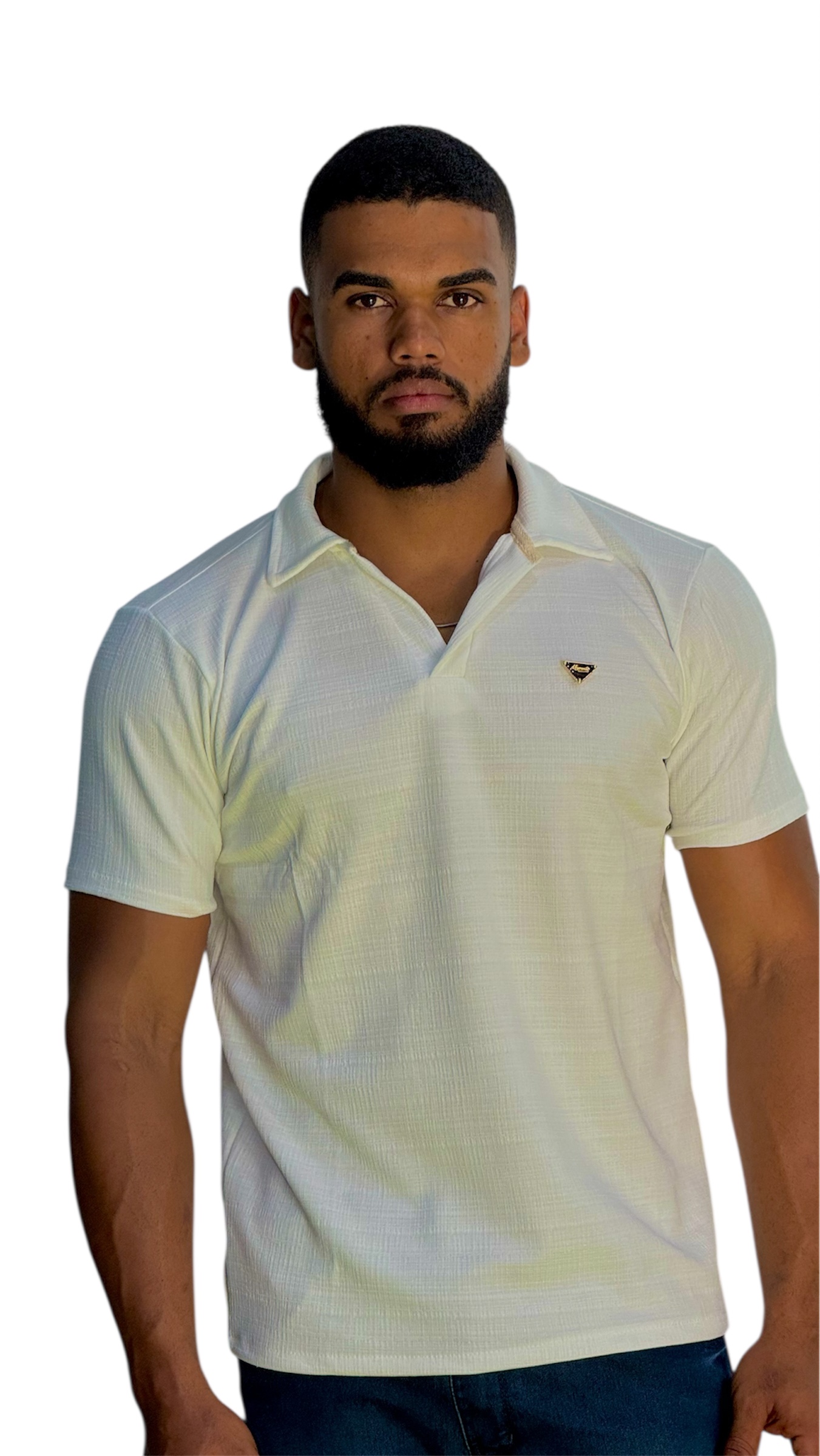 Camisa polo gola italiana