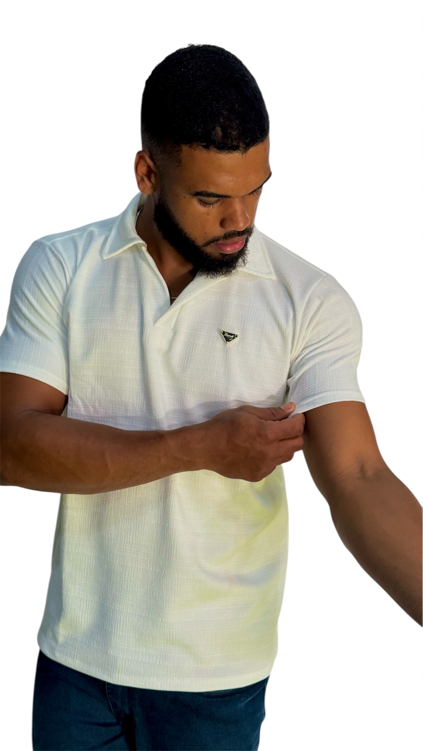 Camisa polo gola italiana