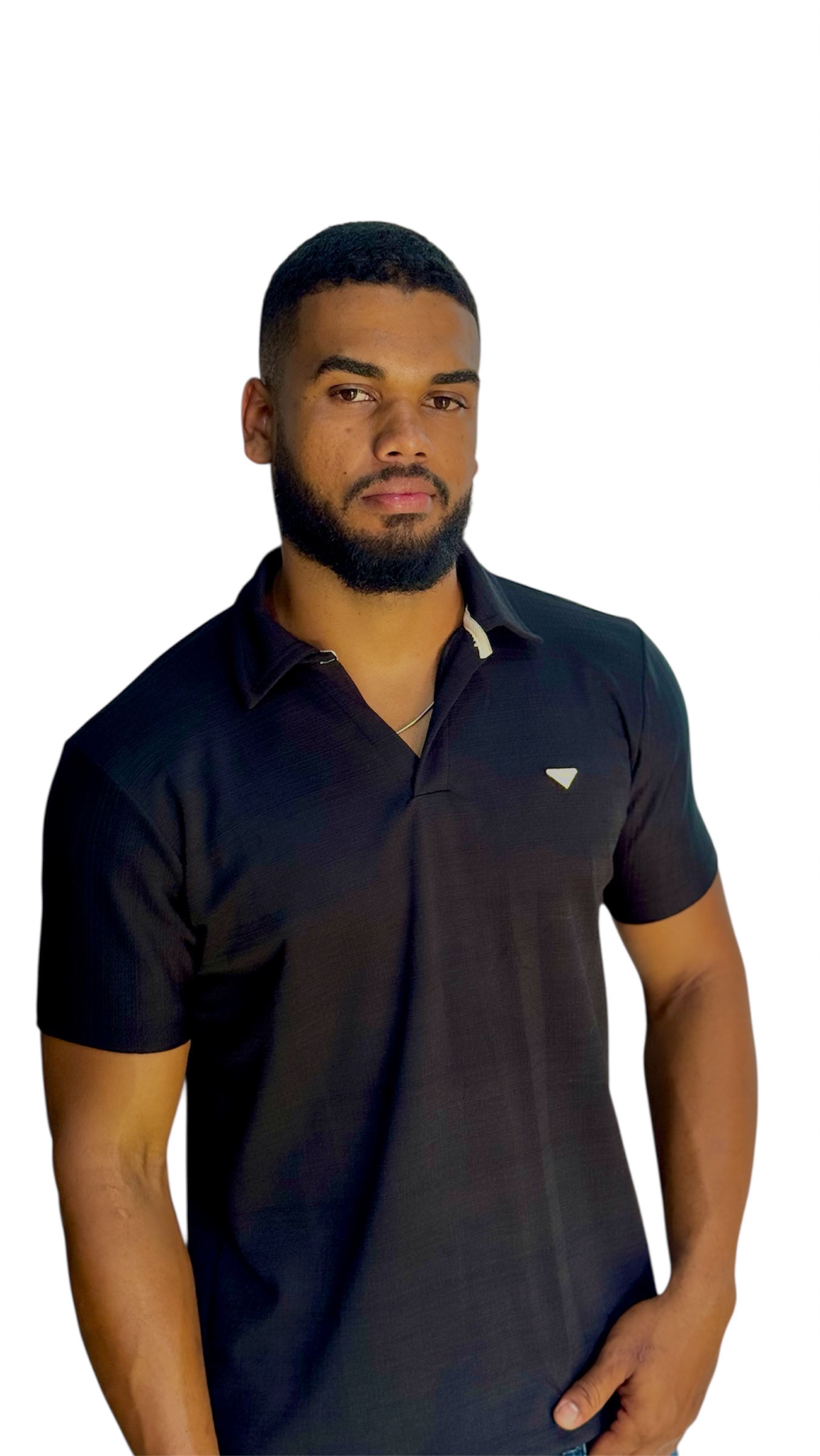 Camisa polo gola italiana