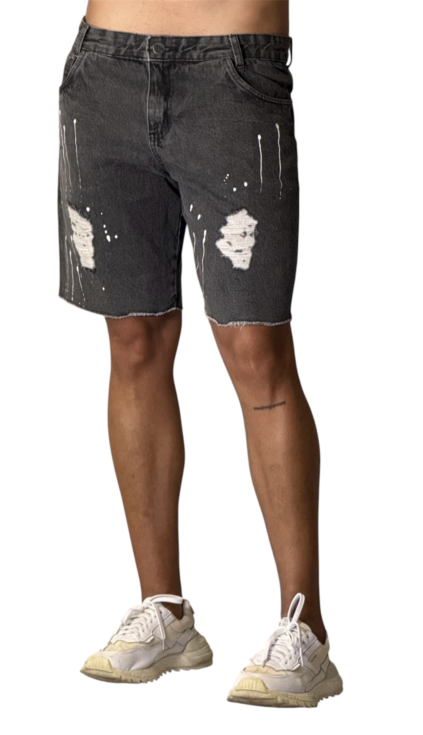 Short jeans estonado - Imagem 3