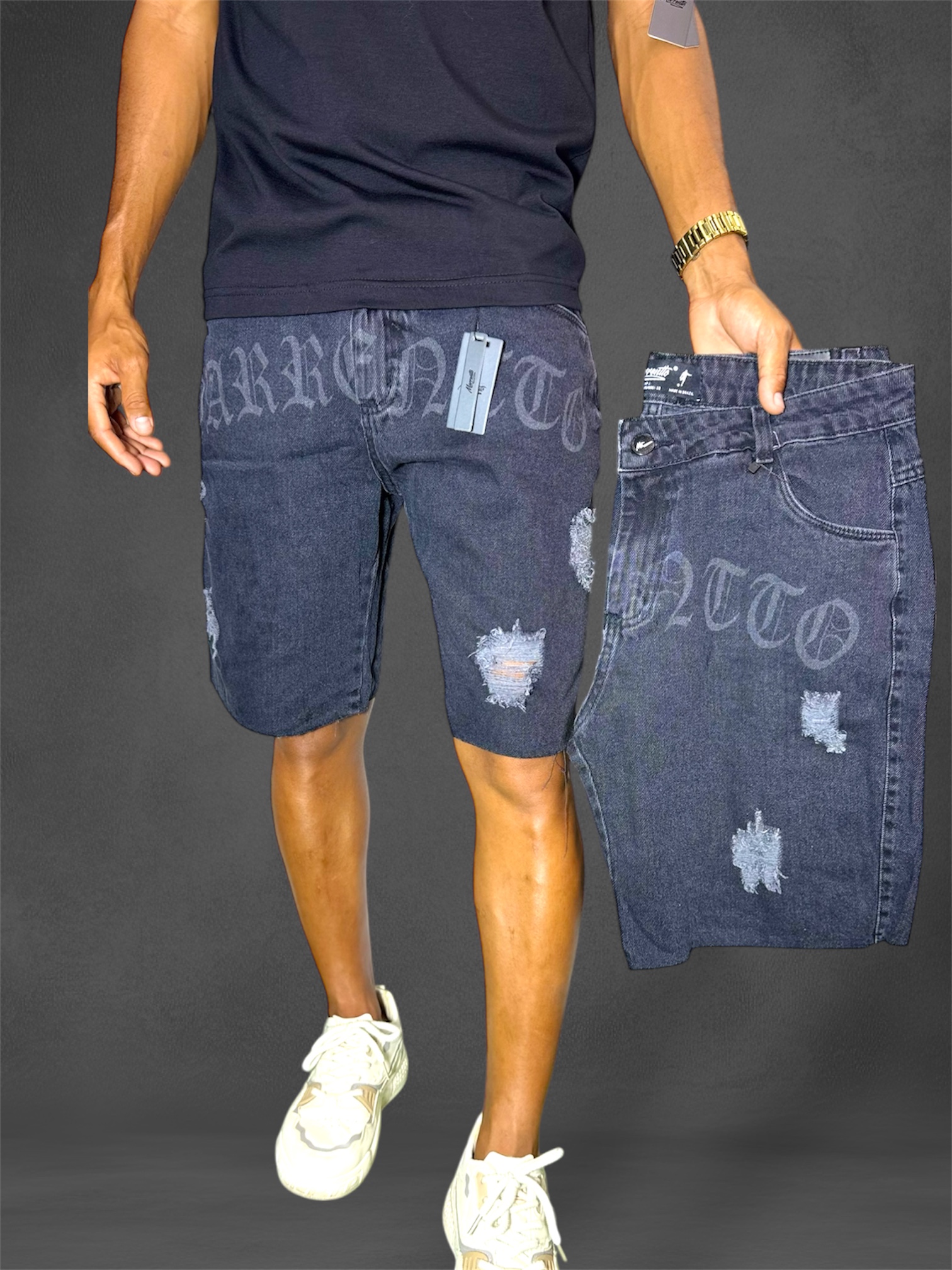 Short jeans modelagem Gringa - Imagem 4